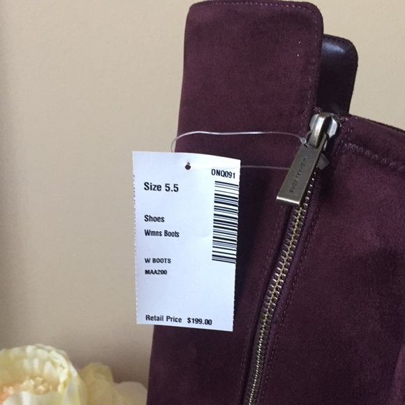 Michael Kors Bromley Suede Over The Knee Boots - Picture 6 of 8